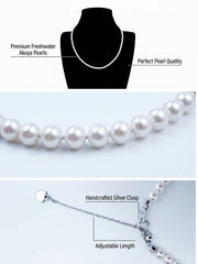 “Millet Beads” Necklace Freshwater Cultured Pearls Aurora Series Perfectly Round and Flawless(4mm-5mm)