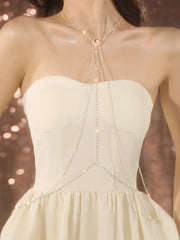 Angel Wings Body Chain Dress Wedding Bridal Party Necklace Chest Chain Accessories Waist Chain