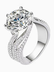 "Eternal Love" Oval-Cut Diamond Ring' — Every Angle Tells a Story Size Adjustable