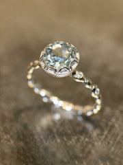Dewdrop Oval Ring' — Nature’s Most Dazzling Gift