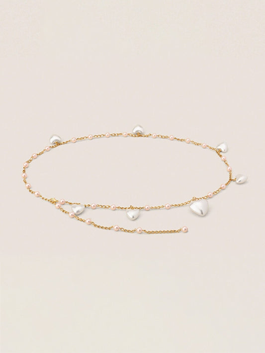 Love Pearl Waist Chain Dress Belt Accessories Chain Matching Skirt 2025 New Women's Edition