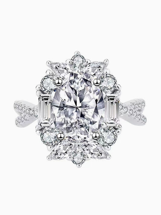 "Timeless Oval Diamond Ring'" — A Legacy to Cherish Size Adjustable