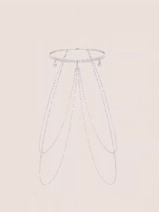 Victoria Body Chain Chest Chain Wedding Dress Bridal Party Necklace Chain Waist Chain