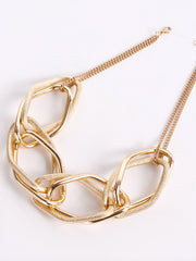 Golden Luxury Chain Necklace French Light Luxury Style