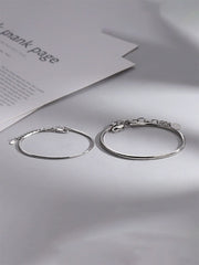 Twin Serpents Couple Bracelets - Your Body Heat Shapes My Form