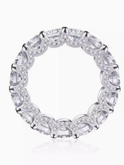 Shining Wheel Shimmering Circular Diamond Ring‘ Eternally Classic