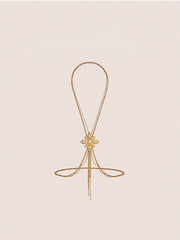 Countess Gold Waist Chain Body Chain Fragrant Belt Dress Annual Meeting Chest Chain Waist Cover