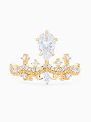 Queen’s Scepter Oval Diamond Ring' — Command Your Radiance