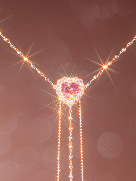 Angel Wings Body Chain Dress Wedding Bridal Party Necklace Chest Chain Accessories Waist Chain