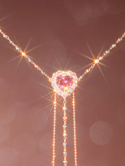 Angel Wings Body Chain Dress Wedding Bridal Party Necklace Chest Chain Accessories Waist Chain