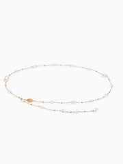 Baroque Pearl Waist Chain Temperament Pearl Waist Chain With Skirt Gold Chain Waist Belt