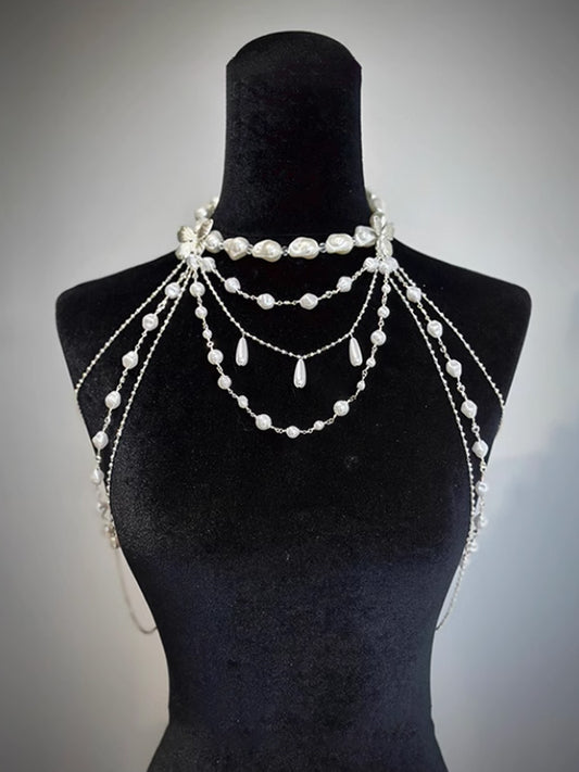 Flowing Light Shoulder Chain Body Chain Shoulder Chain Dress Accessories Birthday Dressing Banquet Matching