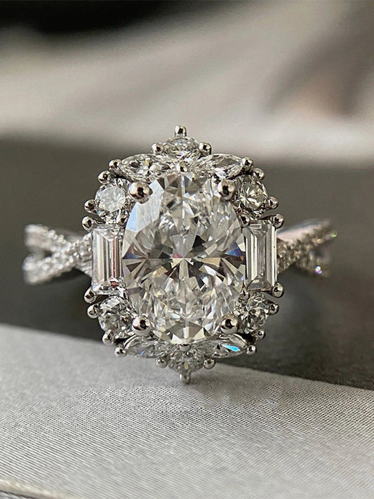 "Timeless Oval Diamond Ring'" — A Legacy to Cherish Size Adjustable