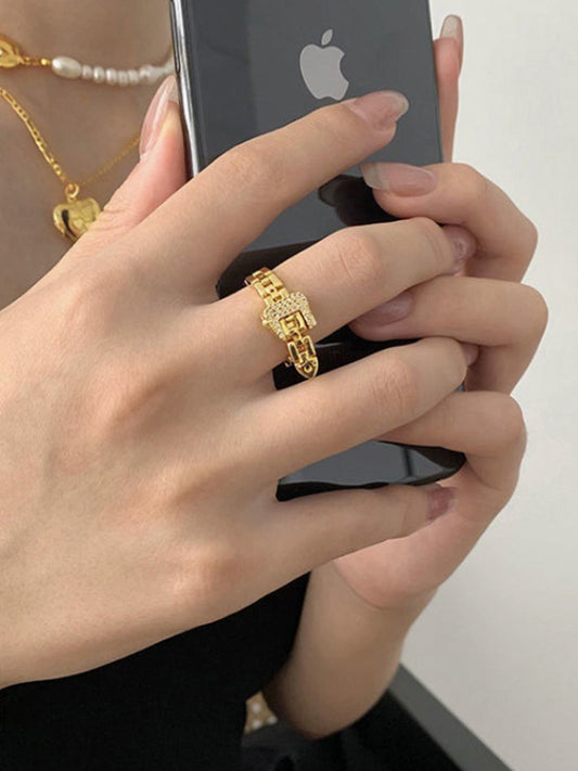 Mini Bag Ring‘ Unique Design Stylish Chain Ring Adjustable Opening