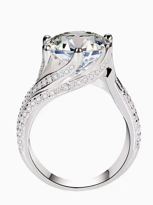 "Eternal Love" Oval-Cut Diamond Ring' — Every Angle Tells a Story Size Adjustable