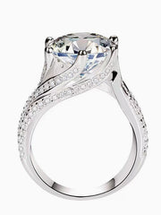 "Eternal Love" Oval-Cut Diamond Ring' — Every Angle Tells a Story Size Adjustable