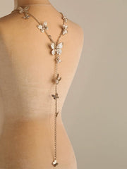 Butterfly Waist Chain Golden Romantic Spring Accessories Necklace Paired With Skirt Fairy Style Waist Belt Waist Seal