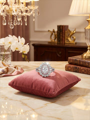 Bespoke "Starlight" Oval Diamond Ring' — A Galaxy on Your Finger Size Adjustable