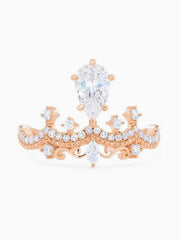 Queen’s Scepter Oval Diamond Ring' — Command Your Radiance