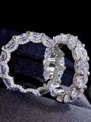 Shining Wheel Shimmering Circular Diamond Ring‘ Eternally Classic