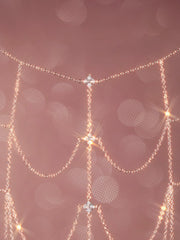 Laya Chest Chain Body Chain Wedding Dress Bride's Annual Meeting Necklace Shoulder Chain Waist Chain Accessories