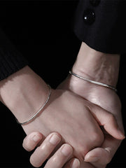 Twin Serpents Couple Bracelets - Your Body Heat Shapes My Form