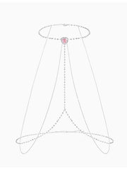 Angel Wings Body Chain Dress Wedding Bridal Party Necklace Chest Chain Accessories Waist Chain