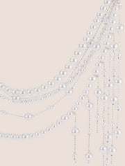 Fairy Pearl Waist Chain Cascading Tassels Waist Accessories Waist Belt Body Chain