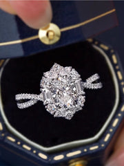 "Timeless Oval Diamond Ring'" — A Legacy to Cherish Size Adjustable