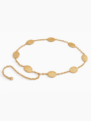 Cuban Babylonian Gold Coin Waist Chain Gold Multi-layer Chain Medieval Retro Coin Accessories Metal