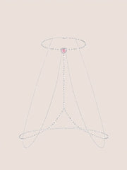 Angel Wings Body Chain Dress Wedding Bridal Party Necklace Chest Chain Accessories Waist Chain