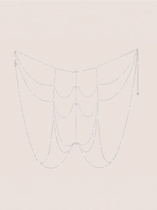 Laya Chest Chain Body Chain Wedding Dress Bride's Annual Meeting Necklace Shoulder Chain Waist Chain Accessories