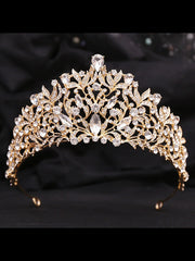Rococo Elegance: 1000-Crystal Handwoven Tiara | Red Carpet Showstopper