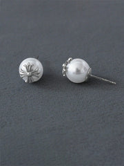 Chrome Hearts Elegant Cross Pearl Earrings For Any Occasion