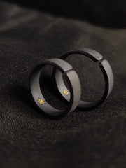 Whispers of Love Unrequited Love Couple Rings' Adjustable