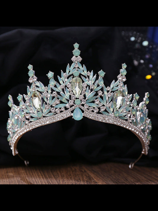 Enchanted Elven: Moonlit Silver & Diamond Crown Tiara | Ethereal Bridal Photoshoot Essential