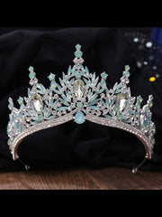 Enchanted Elven: Moonlit Silver & Diamond Crown Tiara | Ethereal Bridal Photoshoot Essential