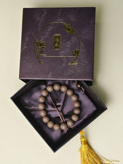 Ginseng Herbal Incense Bead Bracelet | Natural Qi-Boosting Calming Aromatherapy Jewelry