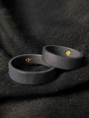 Whispers of Love Unrequited Love Couple Rings' Adjustable