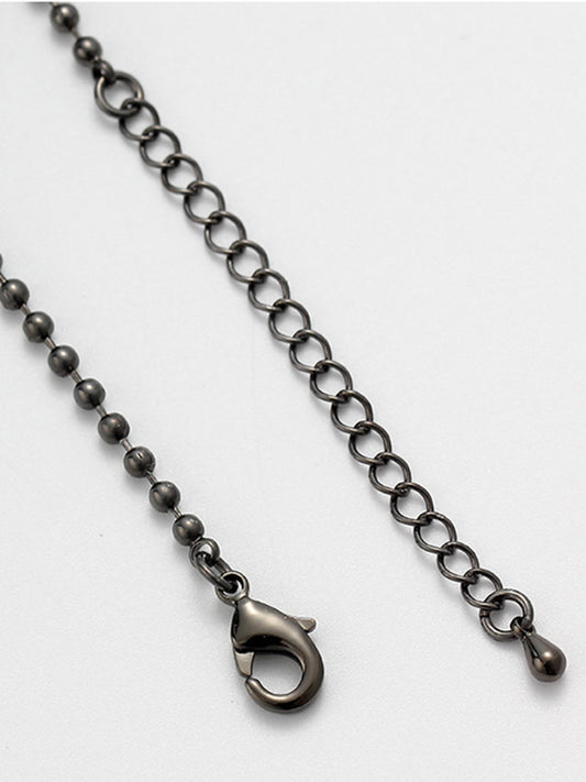 Elegance in a Drop Black Pearl Pendant Necklace