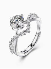 To Crown Love Intertwined Destinies Adjustable Opening