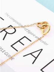 Hot-selling Gift Box Stylish and Versatile Metal Necklace as a Gift for Girlfriend Love Necklace