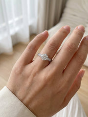 Honeycomb Design Adjustable Open Ring' Endless Love Perfect for Everyday Wear & Wedding