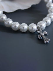 Designer Edition Chrome Hearts Vintage Baroque Pearl Bracelet