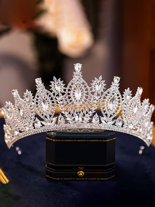 Moon Goddess Diadem – Swarovski Crystal × Renaissance Filigree Art 4# Tiara