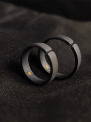 Whispers of Love Unrequited Love Couple Rings' Adjustable