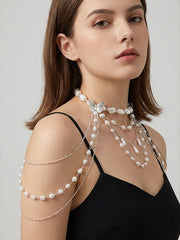 Flowing Light Shoulder Chain Body Chain Shoulder Chain Dress Accessories Birthday Dressing Banquet Matching