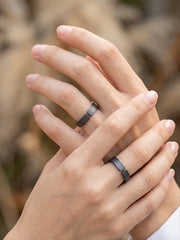 Whispers of Love Unrequited Love Couple Rings' Adjustable