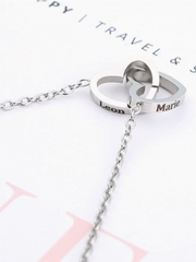 Hot-selling Gift Box Stylish and Versatile Metal Necklace as a Gift for Girlfriend Love Necklace
