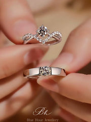 To Crown Love Intertwined Destinies Adjustable Opening